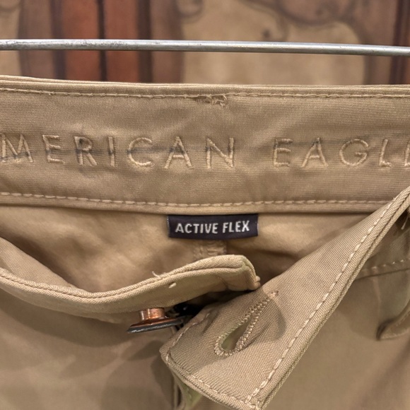 American Eagle Men’s Active Flex Khaki Chino Pants – Size 34x30 - Picture 2 of 6